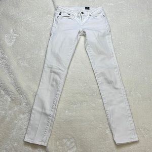 AG Adriano Goldschmied Skinny White Jeans Size 24R